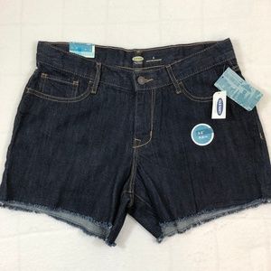 NWT Old Navy Dark Denim Cut Off Festival Shorts